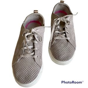Ryka Haiku Suede Lace-Up Sneakers Women's Size 5.5